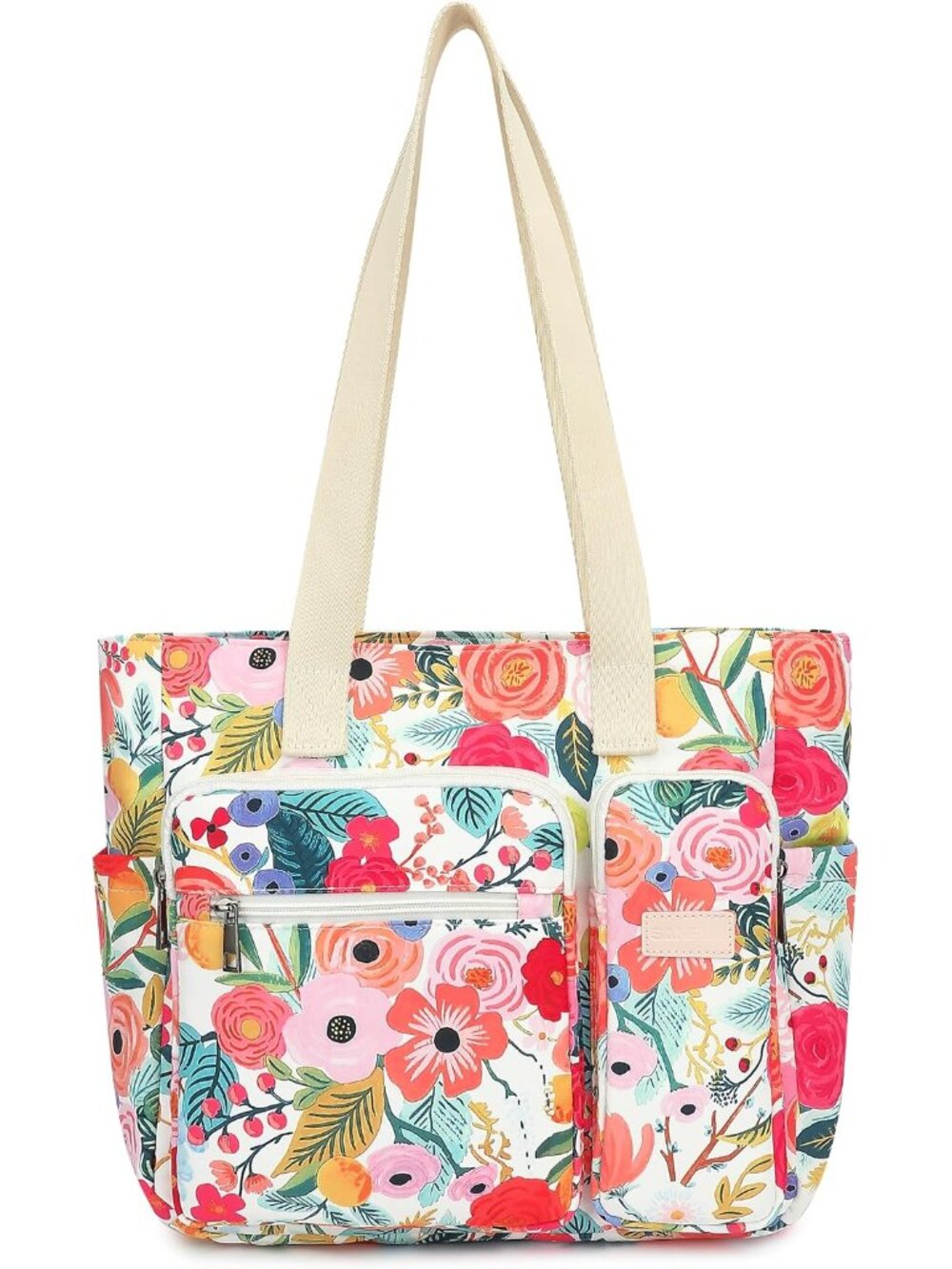 Women Tote Bag With Muti-Pockets,Lightweight Shoulder Bag,Large Capacity Handbag
